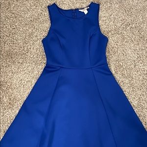 Royal blue racer back dress